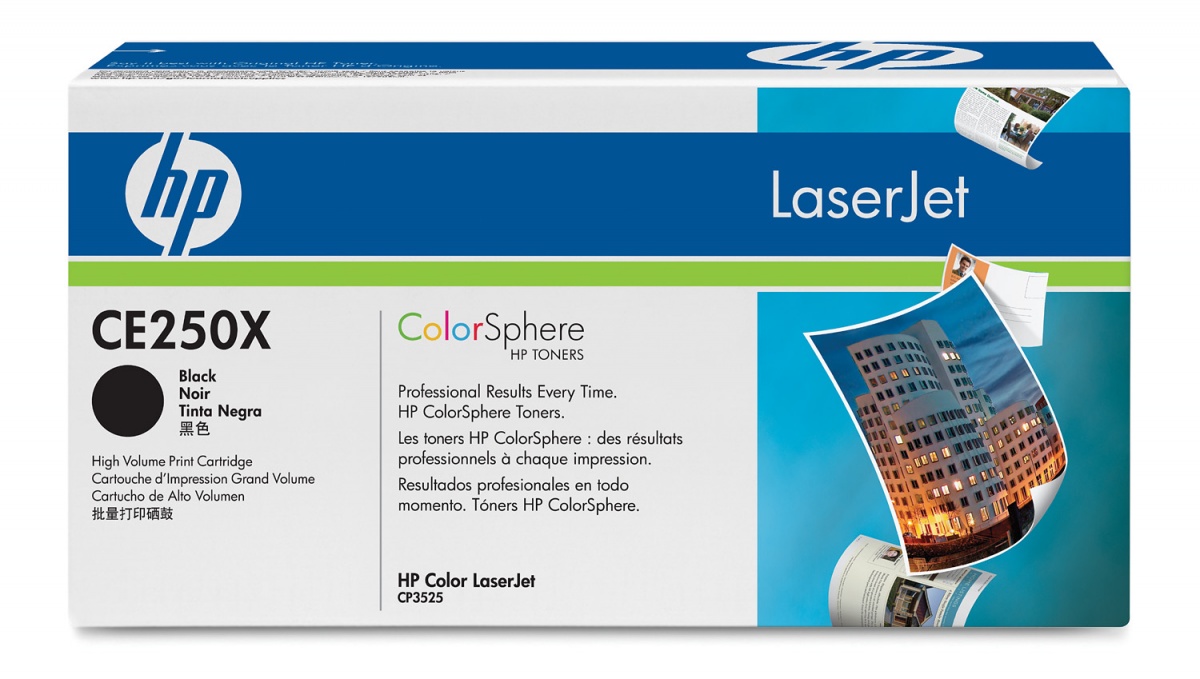 Заправка картриджа HP CE250X для Color LaserJet CM3530, CP3520, CP3525