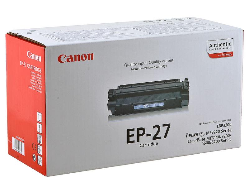 Заправка картриджа Canon EP 27 для Canon MF-3110/ 5630/ 5650, LBP-3200

