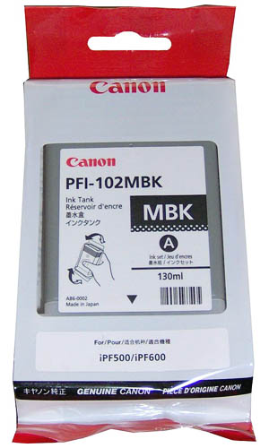 Картридж PFI-102MBk матовый черный для Canon ОЕМ