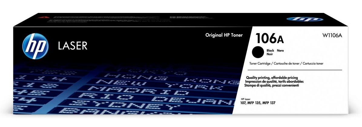 Заправка картриджа HP 106A (W1106A) для Laser 107a / 107w / 135a MFP / 135w MFP / 137fnw