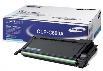 Картридж-тонер Samsung CLP-C600A  голубой для Samsung CLP-600/650N