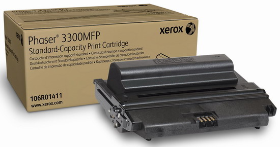 Принт-картридж XEROX Phaser 3300MFP Картридж 106R01411 стандартный, черный