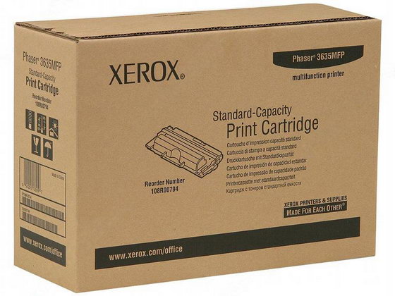 Принт-картридж XEROX Phaser 3635MFP Картридж 108R00794 стандартный, черный