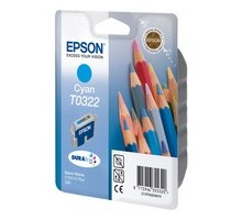 Epson T032240 (T0322) Картридж голубой