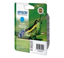Epson T033240 (T0332) Картридж голубой