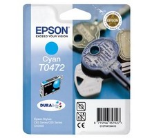 Epson T04724A (T0472) Картридж голубой