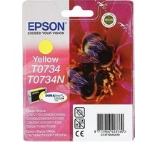 Epson T07344A (T0734) Картридж желтый