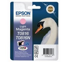 Epson T08164A (T0816) Картридж светлопурпурный