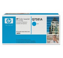 HP Q7581A Картридж голубой