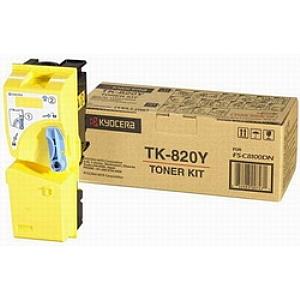 TK-82Y Yellow тонер-картридж для принтера Kyocera FS-8000C (TK82Y)