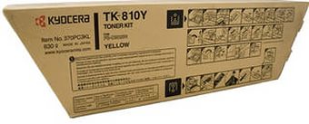 TK-810Y Yellow Тонер для принтера FS-C8026N Kyocera (TK810Y)